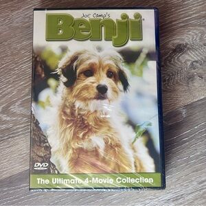 🎬Benji Ultimate 4-Movie Collection DVD New Sealed Family Classic Joe Camp’s Rare